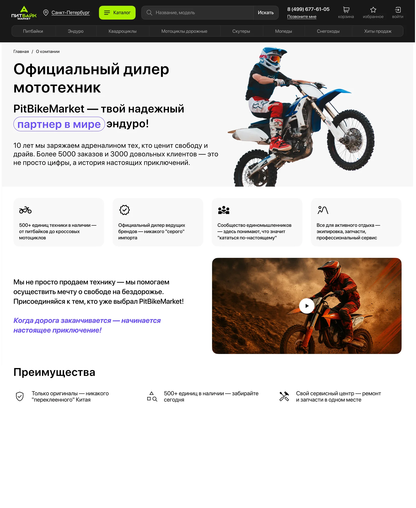 pitbikemarket. Itdigital.pro. Корзина